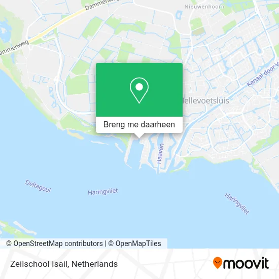 Zeilschool Isail kaart