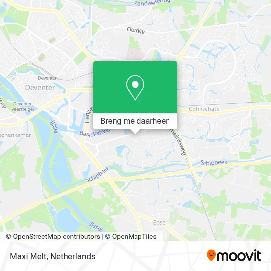 Maxi Melt kaart