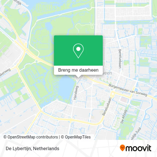 De Lybertijn kaart