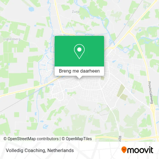 Volledig Coaching kaart