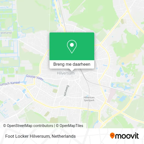 Foot Locker Hilversum kaart