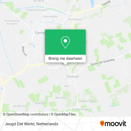 Jeugd Dat Werkt kaart
