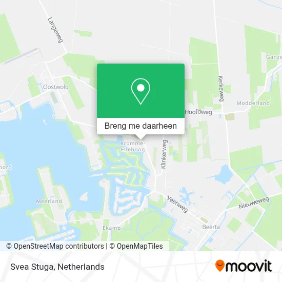 Svea Stuga kaart