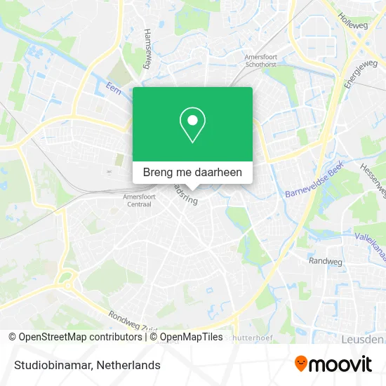 Studiobinamar kaart