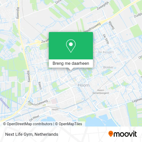 Next Life Gym kaart