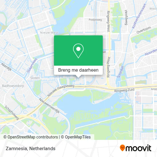 Zamnesia kaart