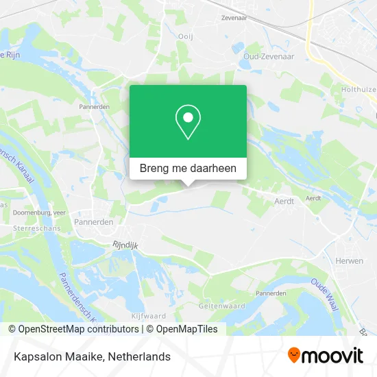 Kapsalon Maaike kaart
