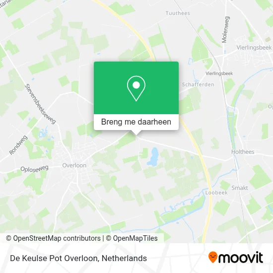 De Keulse Pot Overloon kaart