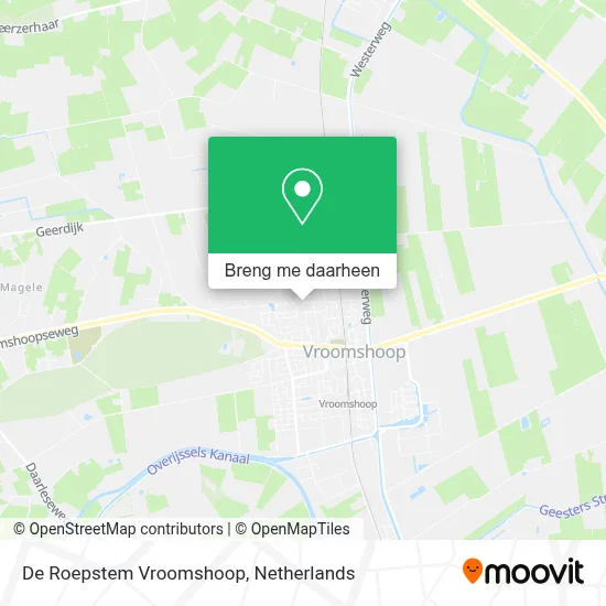 De Roepstem Vroomshoop kaart