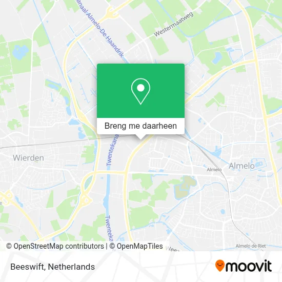 Beeswift kaart