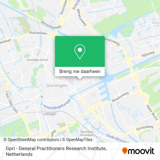 Gpri - General Practitioners Research Institute kaart
