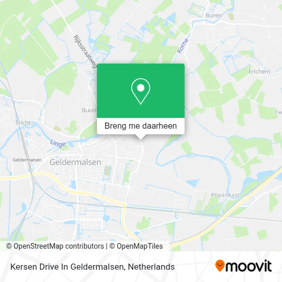 Kersen Drive In Geldermalsen kaart