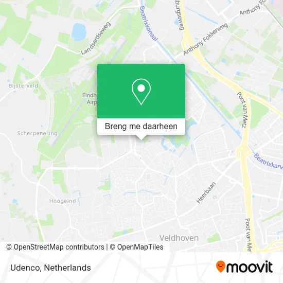 Udenco kaart