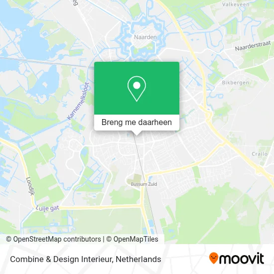 Combine & Design Interieur kaart