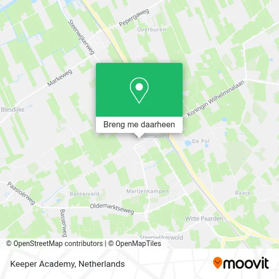 Keeper Academy kaart