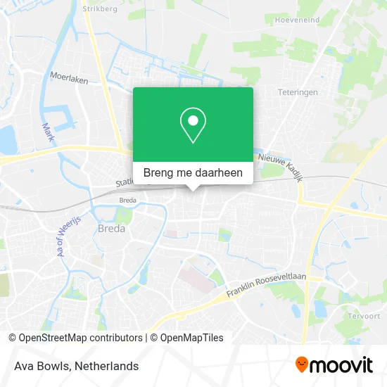 Ava Bowls kaart