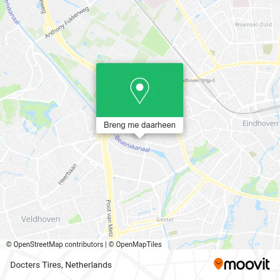Docters Tires kaart