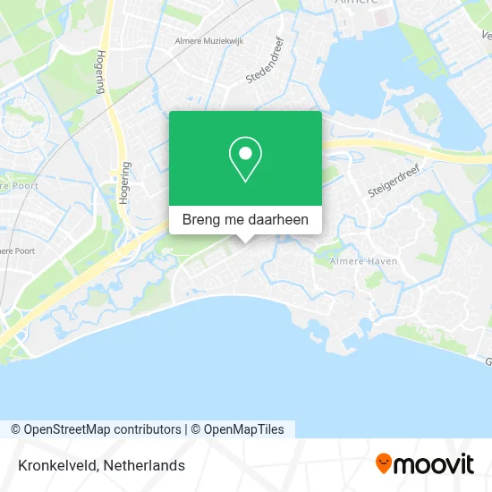Kronkelveld kaart