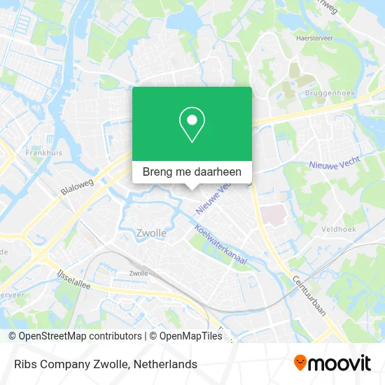 Ribs Company Zwolle kaart