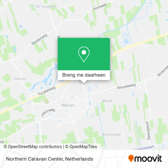 Northern Caravan Center kaart