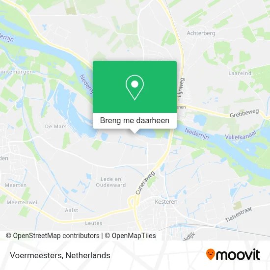 Voermeesters kaart
