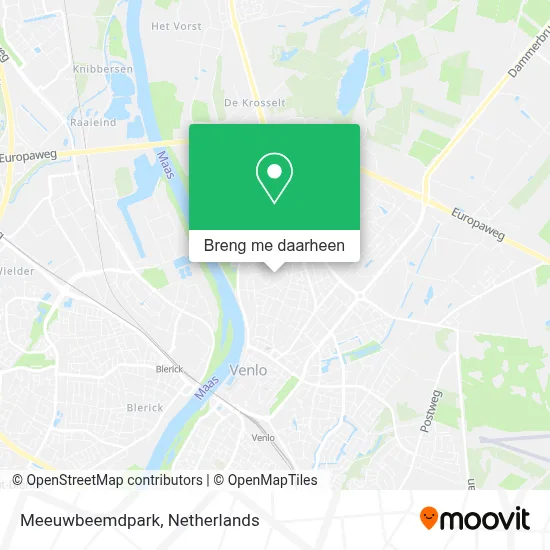 Meeuwbeemdpark kaart