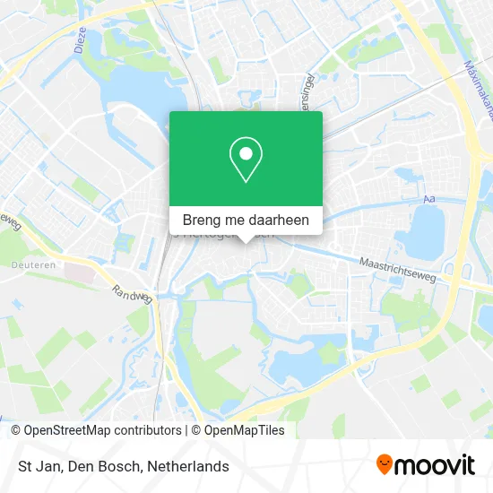 St Jan, Den Bosch kaart