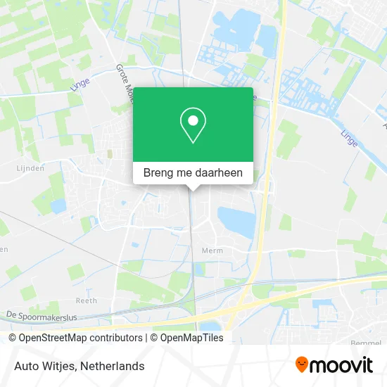 Auto Witjes kaart