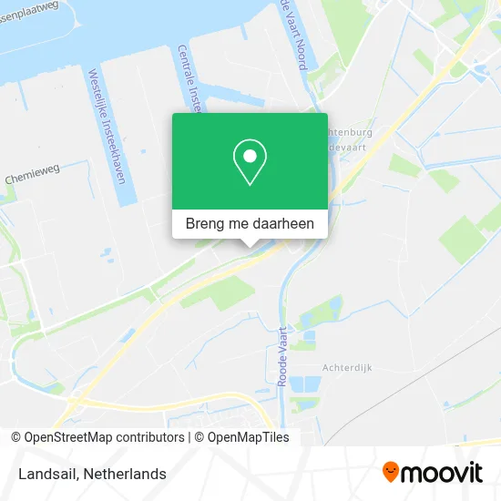 Landsail kaart