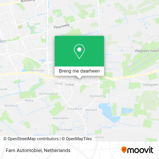 Fam Automobiel kaart