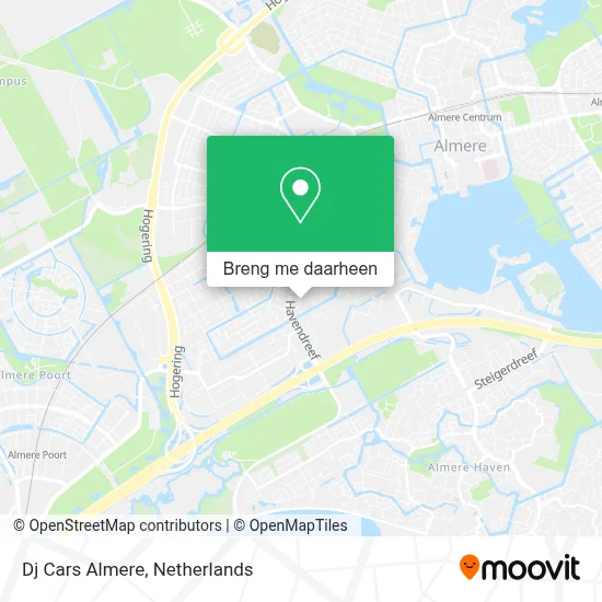 Dj Cars Almere kaart