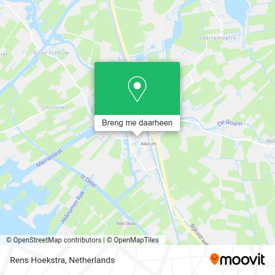 Rens Hoekstra kaart