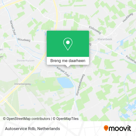 Autoservice Rdb kaart