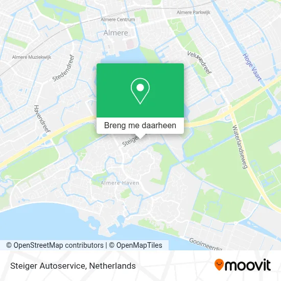 Steiger Autoservice kaart
