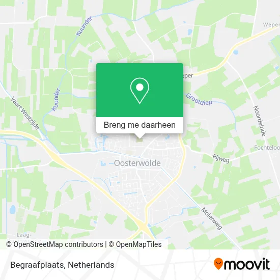 Begraafplaats kaart