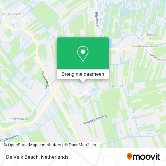 De Valk Beach kaart