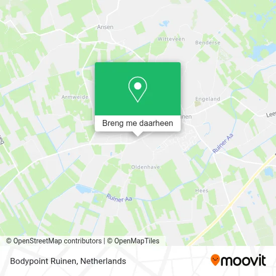 Bodypoint Ruinen kaart
