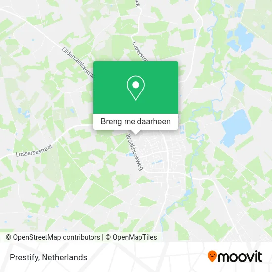 Prestify kaart