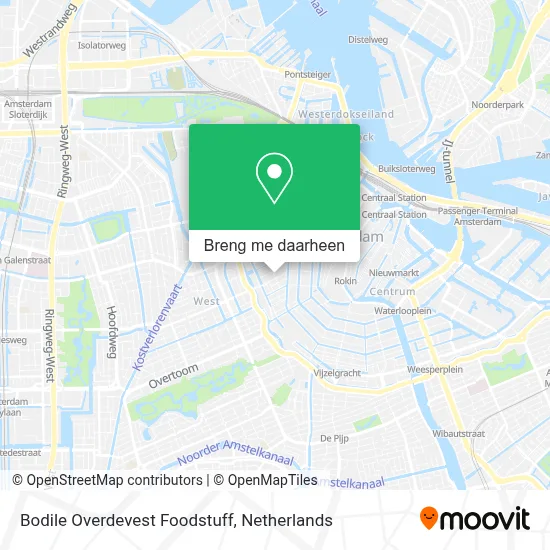 Bodile Overdevest Foodstuff kaart