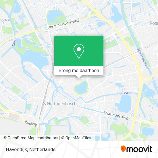 Havendijk kaart