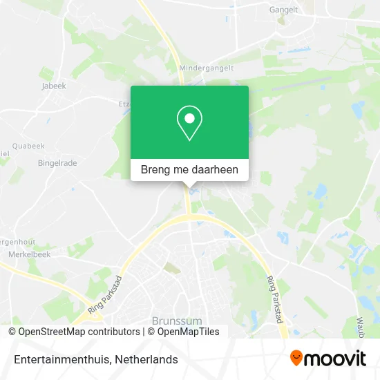 Entertainmenthuis kaart