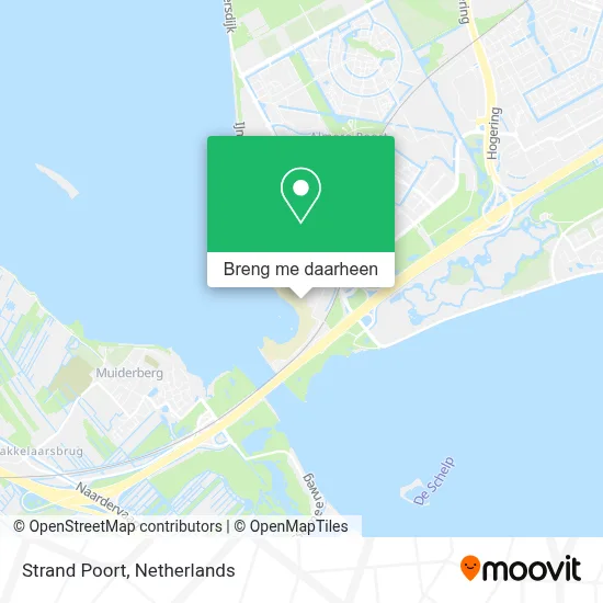 Strand Poort kaart