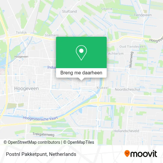 Postnl Pakketpunt kaart