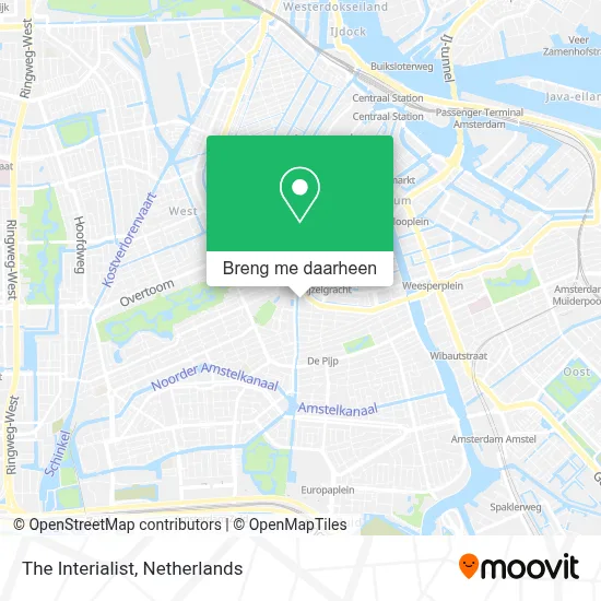 The Interialist kaart
