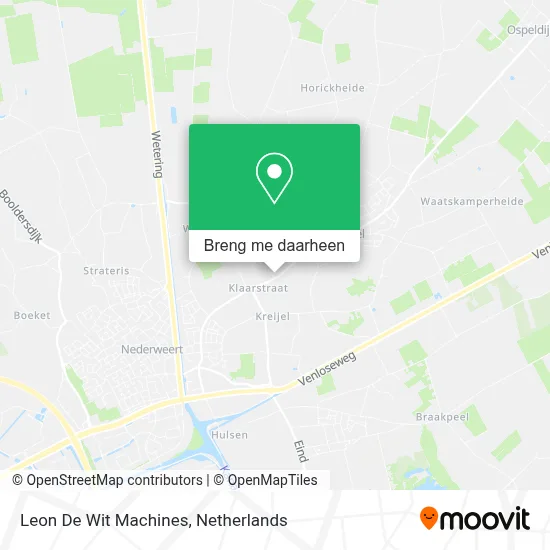 Leon De Wit Machines kaart