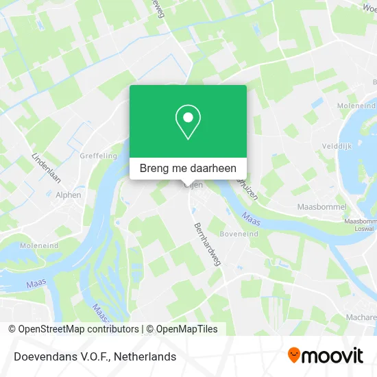 Doevendans V.O.F. kaart