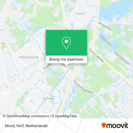 Mooij Verf kaart
