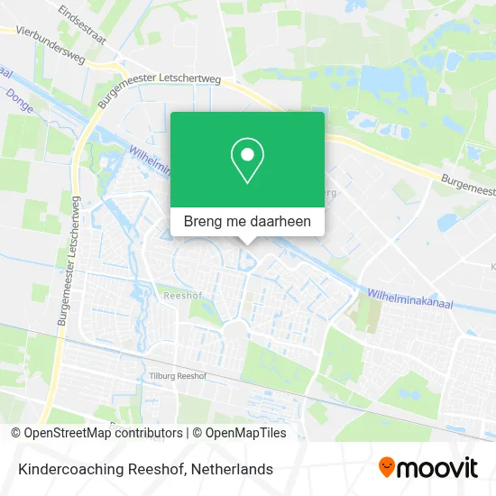 Kindercoaching Reeshof kaart