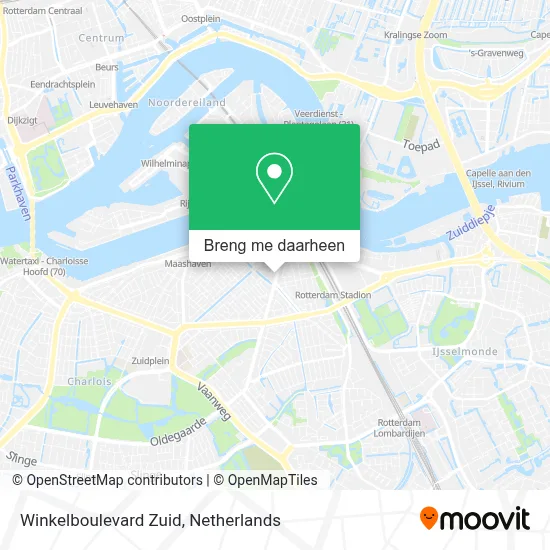 Winkelboulevard Zuid kaart