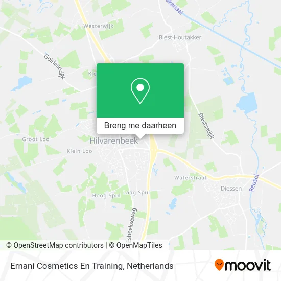 Ernani Cosmetics En Training kaart